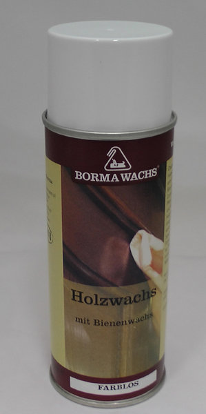 Opravný vosk na dřevo (se včelím voskem) natur/bezbarvý Spray - výrobce Borma, - 400 ml
