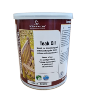 Teakový olej na dřevo - výrobce Borma, - 1 litr