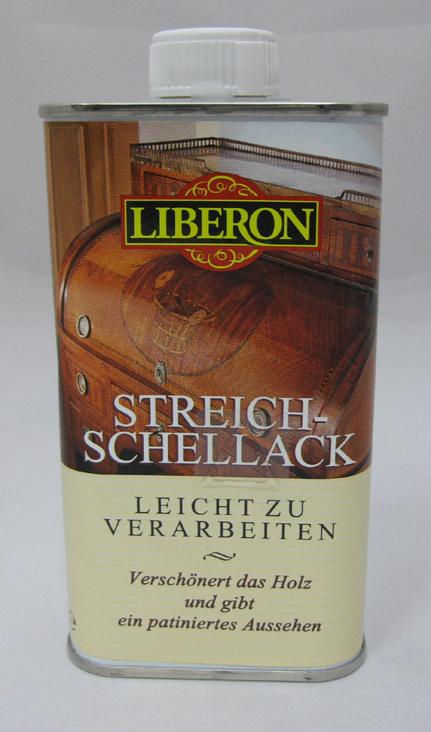 Nátěr šelakový (Streich-Schellack) výrobce Liberon - 500 ml
