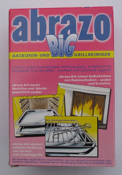 Big Abrazo - čistící prostředek na kamna/grily - výrobce Rakso - Dva čistící polštářky v balení